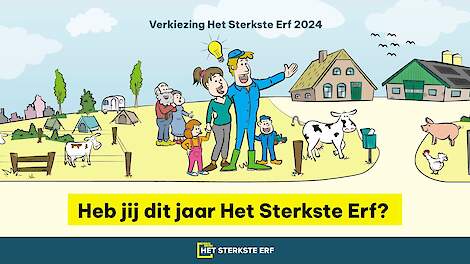 De genomineerden voor de titel Sterkste Erf 2024 zijn bekend