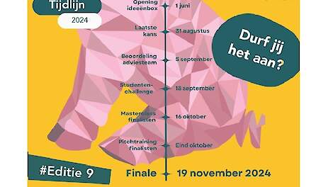 Meedoen aan Het Beste Idee Van Varkensland? Schrijf je in vóór 1 september