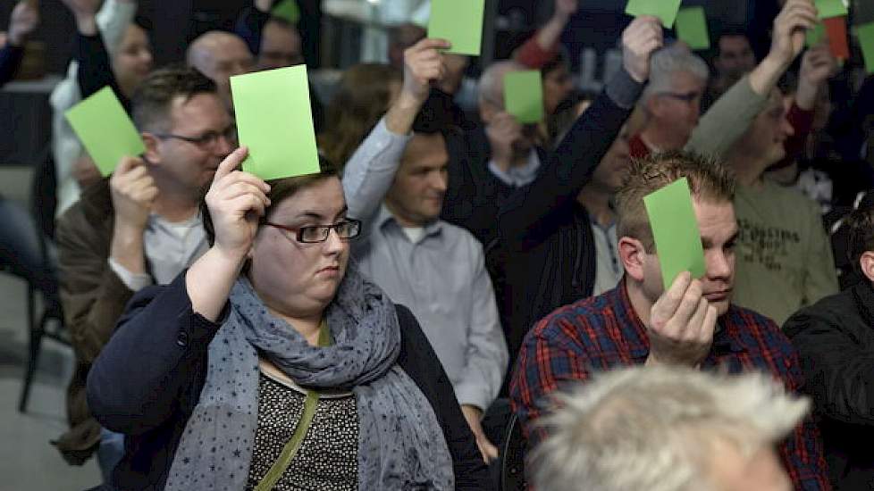 Het merendeel van de bezoekers was het ook eens met de stelling, dat de huidige weg van de Nederlandse varkenshouderij een doodlopende weg is.