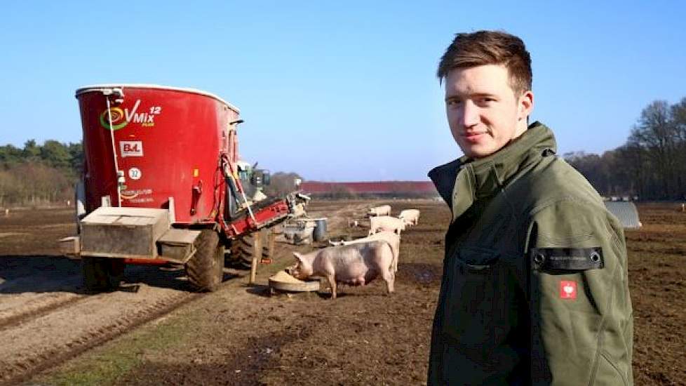 In 2011 schakelde de familie Lödden over van Freilandvarkens op de biologische zeugenhouderij. Ze houden 850 kerngezonde zeugen op hun gemengde bedrijf van 101 hectare. De dragende zeugen en de kraamzeugen lopen in de wei. Ze worden met een voermengwagen