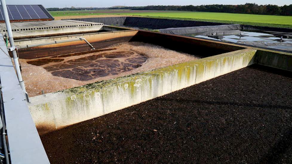 Uiteindelijk zit in de dunne fractie nog 0,2 kg stikstof en 0,2 kg fosfaat en zeer veel kali.