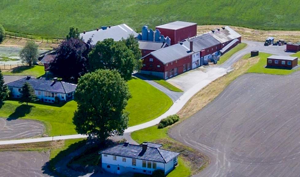 Luchtfoto Knive Farm Noorwegen