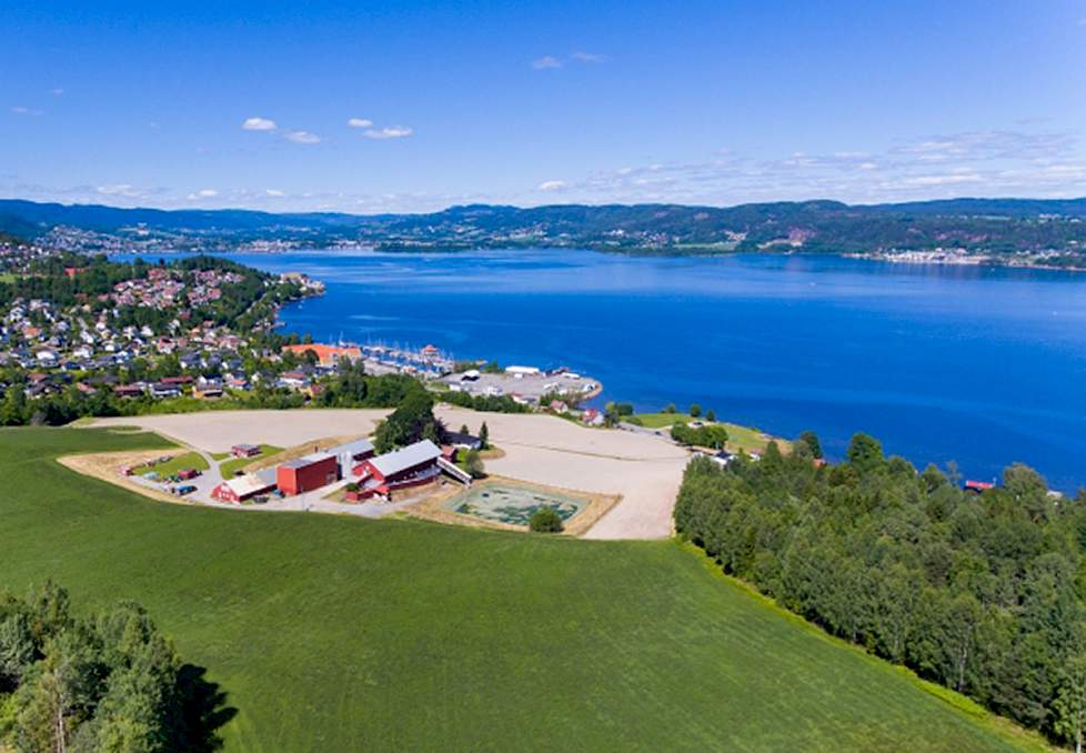 Luchtfoto Knive Farm Noorwegen