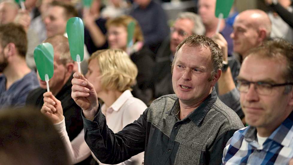 Natuurlijk werd er weer met Rood of Groen op de stellingen gestemd met de nodige argumenten waarom iemand voor en tegen was.